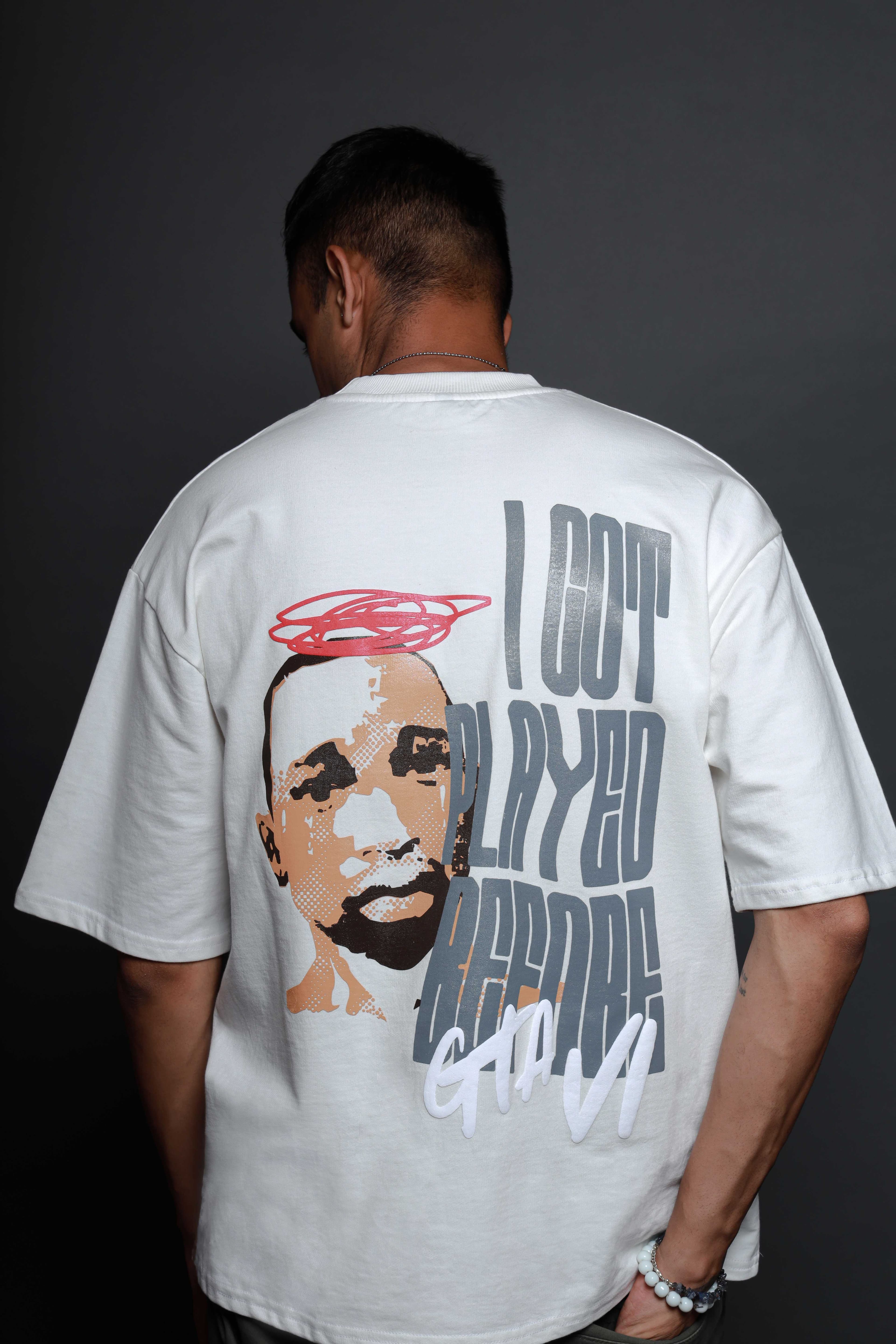 GTA VI T-shirt back print closeup